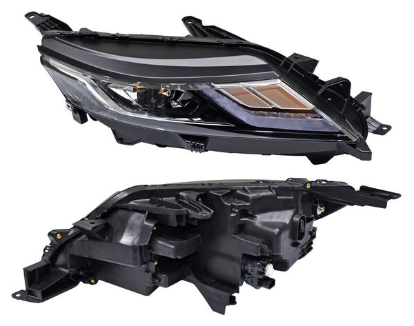 Faro para Mitsubishi L200 2020, 2021, 2022, 2023, 2024 - GLS, LEDS, con Luz de Día, Con Lupa, Derecho