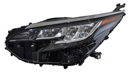 Faro Toyota Sienna 2021, 2022, 2023, 2024, 2025 LEDS LE, LXE, Hybrid Filo Cromado - Izquierdo