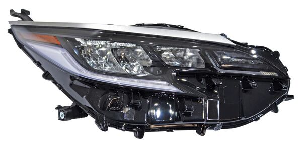 Faro Toyota Sienna 2021, 2022, 2023, 2024, 2025 XSE LEDS Filo Negro Con Luz de Día - Derecho
