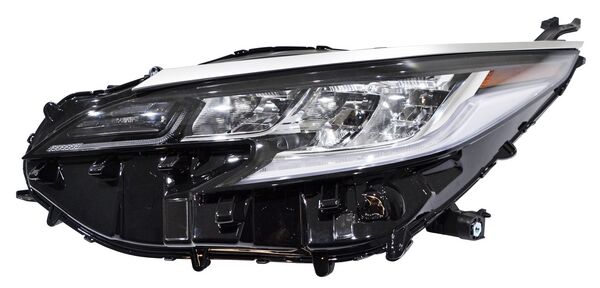 Faro Toyota Sienna 2021, 2022, 2023, 2024, 2025 Limited LEDS Filo Cromado Con Luz de Día - Izquierdo