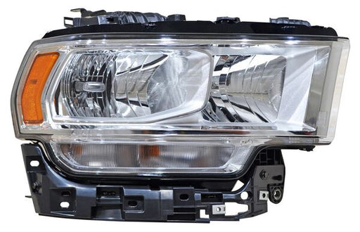 Faro para Dodge Ram 2500, 3500 - Años 2019, 2020, 2021, 2022, 2023, 2024 - Fondo Cromado, Derecho