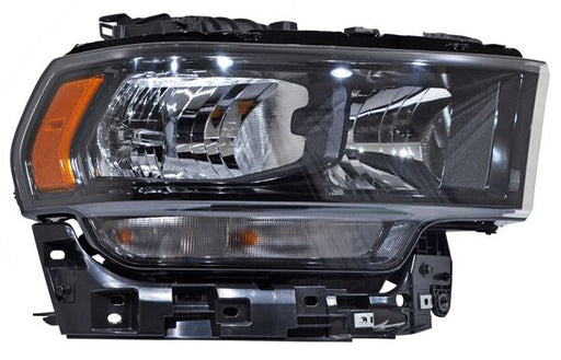 Faro para Dodge Ram 2500, 4000 - Años 2019, 2020, 2021, 2022, 2023, 2024 - Fondo Negro, Derecho