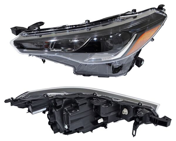 Faro para Toyota Corolla Cross 2022, 2023, 2024, 2025 - LEDS, con Filo Inferior Cromado, Izquierdo