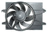 Motoventilador para Ford Fiesta 2002, 2003, 2004, 2005, 2006, 2007/ para Ford EcoSport 2004, 2005, 2006, 2007 Para Radiador Sencillo Completo
