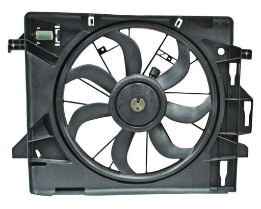 Motoventilador para Dodge Caravan & Voyager/ para Chrysler Town & Country 2008, 2009, 2010, 2011, 2012, 2013, 2014, 2015, 2016, 2017, 2018, 2019, 2020 3.3/ 3.8/ 4.0L V6 Para Radiador Sencillo Completo 04 Revi