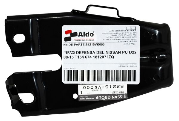 Brazo de Fascia Delantera para Camioneta para Nissan D22 2008, 2009, 2010, 2011, 2012, 2013, 2014, 2015 - Izquierdo