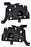 Juego de Brazos de Defensa Delantera para Dodge Ram 1500 2019, 2020 - Centrales Interiores (Set)