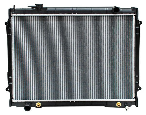 Radiador para Toyota Tacoma 1995, 1996, 1997, 1998, 1999, 2000, 2001, 2002, 2003, 2004 Automatico L4/ V6 2L/ 2.7L/ 3L 18 5/8X 24 3/4 - de Aluminio