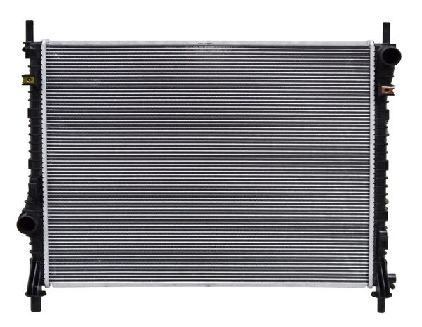 Radiador para Ford Mustang 2015, 2016, 2017, 2018, 2019, 2020, 2021, 2022, 2023 Automatico Manual V6/ V8 3.7L/ 5.0L 25 1/4X 19 5/8 - de Aluminio