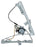 Elevador Cristal para Nissan Altima 2002, 2003, 2004, 2005, 2006 Electrico Con Motor, Delantero Derecho