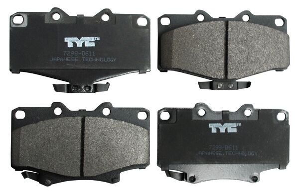 Juego de Balatas Delanteras para Toyota 4Runner 1992-1998 & T100 1993-1995 Semi-Metalica