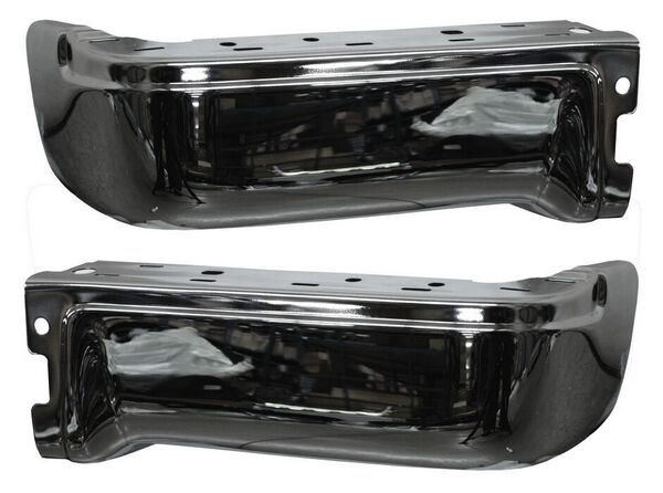 Juego de Alerones Traseros para Camioneta Ford Lobo 2009, 2010, 2011, 2012, 2013, 2014 - Cromados, Sin Hoyos Para Sensores (juego, set)