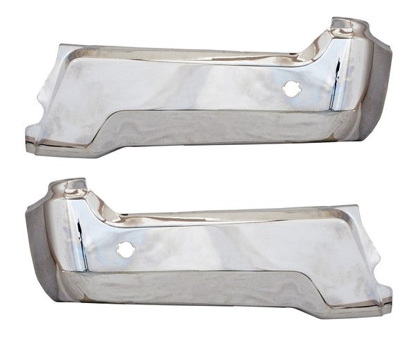 Juego de Alerones Traseros para Ford Super Duty 2017, 2018, 2019 - Cromados, Con Hoyos Para Sensores