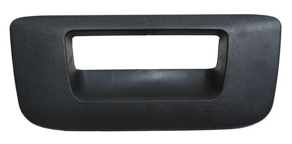 Manija Tapa De Caja Chevrolet Silverado & GMC Sierra 2007, 2008, 2009, 2010, 2011, 2012, 2013 Negro, Corrugada, Sin Hoyo Para Llave, Bisel De Plástico