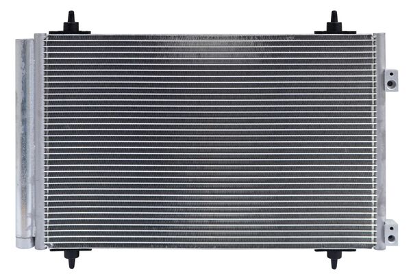 Condensador para Peugeot Partner 2008, 2009, 2010, 2011, 2012, 2013, 2014, 2015, 2016, 2017, 2018, 2019/ para Peugeot 308 2009, 2010, 2011, 2012, 2013, 2014, 2015 L4 1.6 Estandar con Secador, Gas/ Diesel - de Aluminio