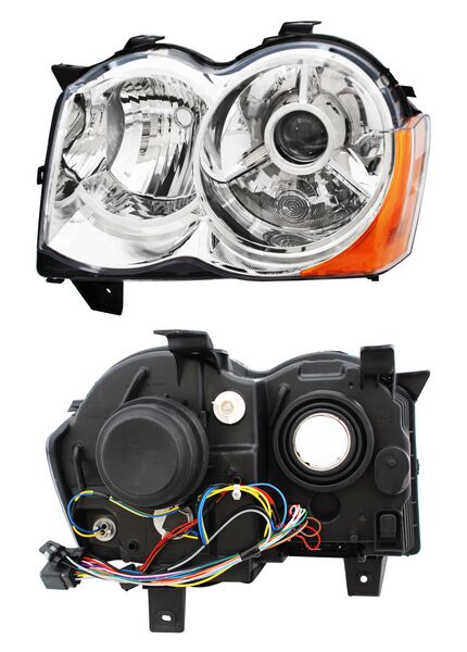 Faro para Grand Cherokee 2008, 2009, 2010 Tipo Xenon Eagle 2 Izquierdo