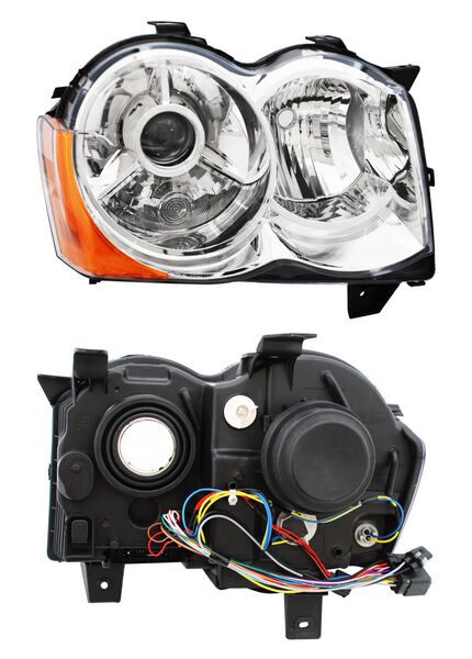 Faro para Grand Cherokee 2008, 2009, 2010 Tipo Xenon Eagle Derecho