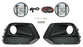 Faro Niebla para Chevrolet Trax 2017, 2018, 2019, 2020 - Con Parrilla sin Base, Filo Cromado Juego