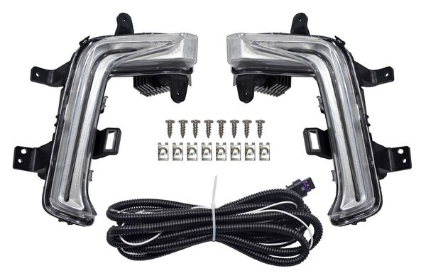 Cuarto Frontal para Tracker 2021, 2022, 2023, 2024, 2025 - Con Luz de Día Juego