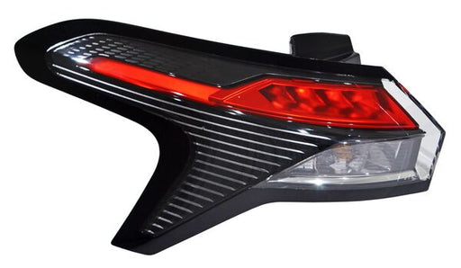 Calavera para Chevrolet Groove 2022, 2023, 2024, 2025 Exterior, Con Arnes, con LED, Filo Negro, Izquierda