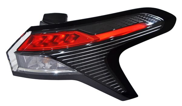 Calavera para Chevrolet Groove 2022, 2023, 2024, 2025 Exterior, Con Arnes, con LED, Filo Negro, Derecha