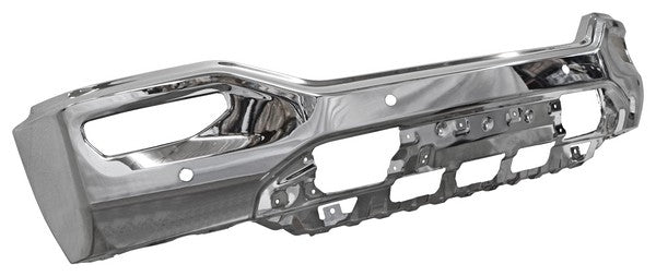 Defensa Delantera para GMC Sierra 2014, 2015, 2016, 2017, 2018 - Cromada para Faros Niebla, Con Hoyos Para Sensores