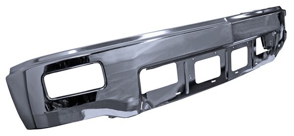 Defensa Delantera para Camioneta para Chevrolet Silverado 2014, 2015 - Cromada para Faros Niebla, Sin Hoyos Para Sensores
