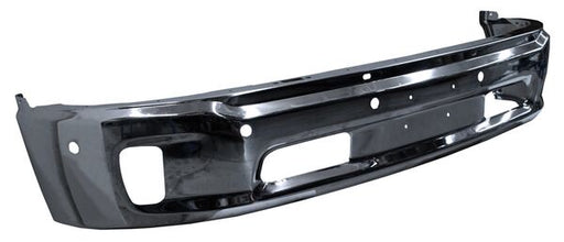 Defensa Delantera para Dodge Ram 2013, 2014, 2015, 2016, 2017, 2018, 2019 Cromada para Faros Niebla, Con Hoyos Para Sensores
