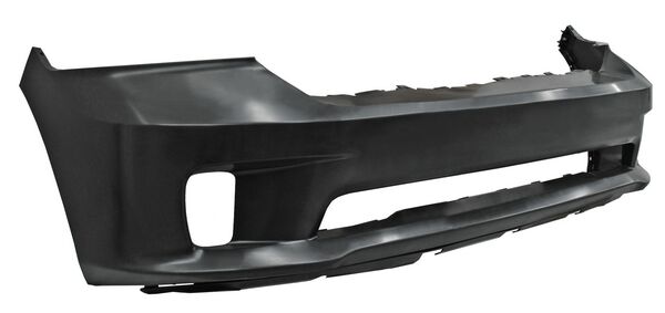 Fascia Delantera para Dodge Ram 2013, 2014, 2015, 2016, 2017, 2018, 2019 - Sin Hoyos Para Sensores Negra Para Pintar, Plastico