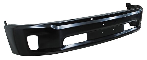 Defensa Delantera para Dodge Ram 2014, 2015, 2016, 2017, 2018 - Negra para Faro Niebla, Sin Hoyos Para Sensores