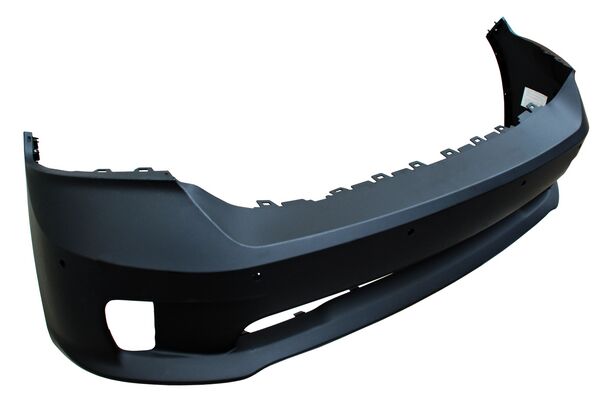 Fascia Delantera para Dodge Ram 2013, 2014, 2015, 2016, 2017, 2018, 2019, 2020 Plastico Con Hoyos Para Sensores