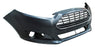 Fascia Delantera para Ford Fiesta 2013, 2014, 2015, 2016, 2017, 2018, 2019 Con Parrilla Superior Cromado Tipo Euro Combo