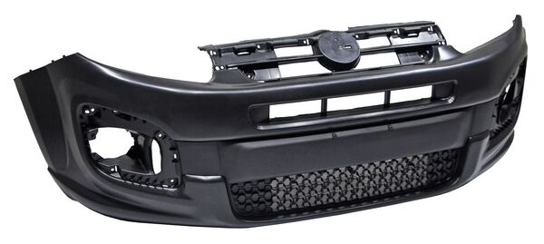 Fascia Delantera para Fiat Uno Way 2017, 2018, 2019, 2020 - Con Hoyos para Moldura con Parrilla Centro