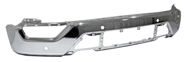 Defensa Delantera para Ford Lobo 2021, 2022, 2023 Cromada con 4 Hoyos Para Sensores