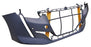 Fascia Delantera para Peugeot 208 2020, 2021, 2022, 2023, 2024 Active/ Allure/ Gt Con Hoyos Para Sensores