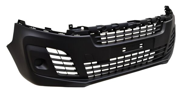 Fascia Delantera para Peugeot Expert 2018, 2019, 2020, 2021, 2022, 2023, 2024 - Con Parrillas Sin Hoyos para Faros Niebla, Inferior