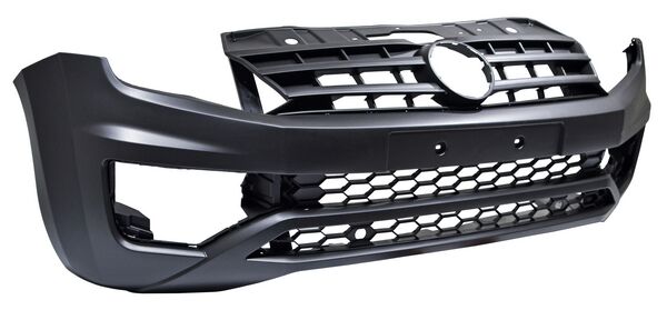 Fascia Delantera para Volkswagen Amarok 2018, 2019, 2020, 2021, 2022, 2023 - Corrugada con Parrillas Centro 1029.120