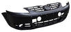 Fascia Delantera para Volkswagen Crossfox 2007, 2008, 2009 Corrugada para Faro Niebla
