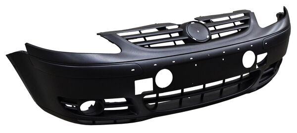 Fascia Delantera para Volkswagen Crossfox 2007, 2008, 2009 Corrugada para Faro Niebla