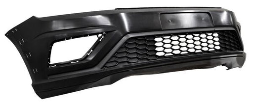 Fascia Delantera para Volkswagen Saveiro 2017, 2018, 2019, 2020, 2021, 2022, 2023 - Con Parrilla Centro Con Hoyos para Moldura