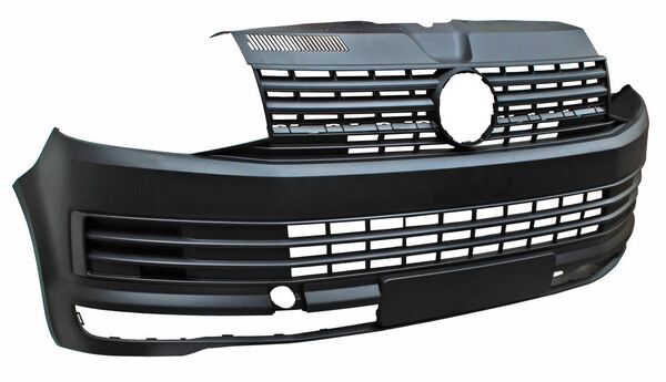 Fascia Delantera para Transporter 2016, 2017, 2018, 2019, 2020 - Corrugada Con Parrilla