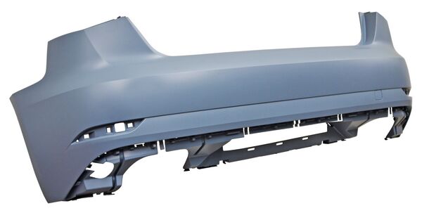 Fascia Trasera para Audi A3 2017, 2018, 2019, 2020 (3 Puertas) Sin Hoyos Para Sensores