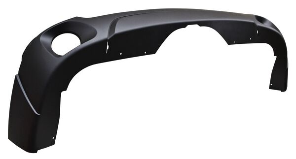 Fascia Trasera Inferior para BMW X5 2014, 2015, 2016, 2017, 2018 - Con Hoyos para Moldura, Corrugada, X-Drive
