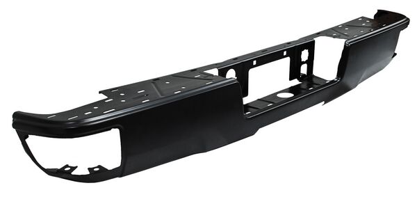 Defensa Trasera para Camioneta Chevrolet Silverado 2014, 2015, 2016, 2017, 2018 - Para Pintar, Con Escalon, sin Sensor