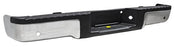 Defensa Trasera para Camioneta Ford Lobo, F150 2009, 2010, 2011, 2012, 2013, 2014 Cromada Completa, Con 2 Hoyos Para Sensores, Sin Tiron