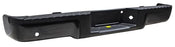 Defensa Trasera para Ford Lobo, F150 2009, 2010, 2011, 2012, 2013, 2014 - Negra Completa, con 2 Hoyos Para Sensores, sin Tiron