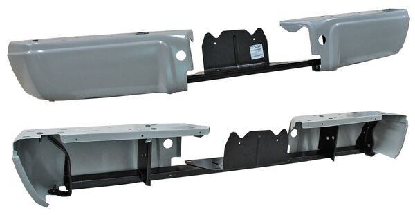 Defensa Trasera para Ford Super Duty 2008, 2009, 2010, 2011, 2012, 2013, 2014, 2015, 2016 Gris Con Refuerzo Sin Hule Sin Hoyos Para Sensores