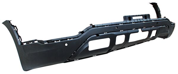 Fascia Trasera para Hyundai Santa Fe Sport 2017, 2018 - Inferior, Con Hoyos Para Sensores