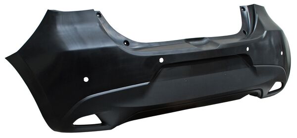 Fascia Trasera para Mazda 2, Mazda2 2016, 2017, 2018, 2019 & USA 2015, 2016, 2017, 2018 - Con Hoyos Para Sensores