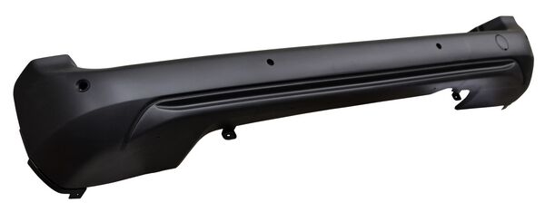 Fascia Trasera para Peugeot Partner 2020, 2021, 2022, 2023, 2024 - Corrugada, Con Hoyos Para Sensores